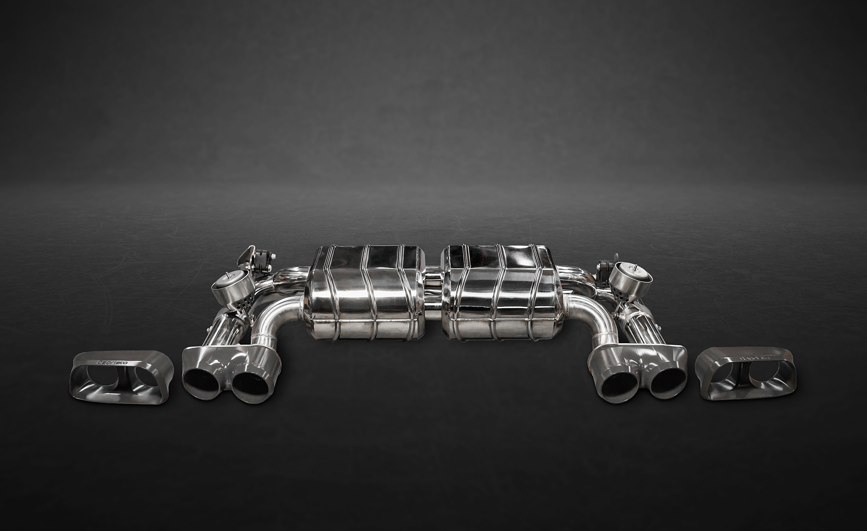 BMW 435i - Valved Exhaust with Middle Silencer Spare Pipes and Skirt